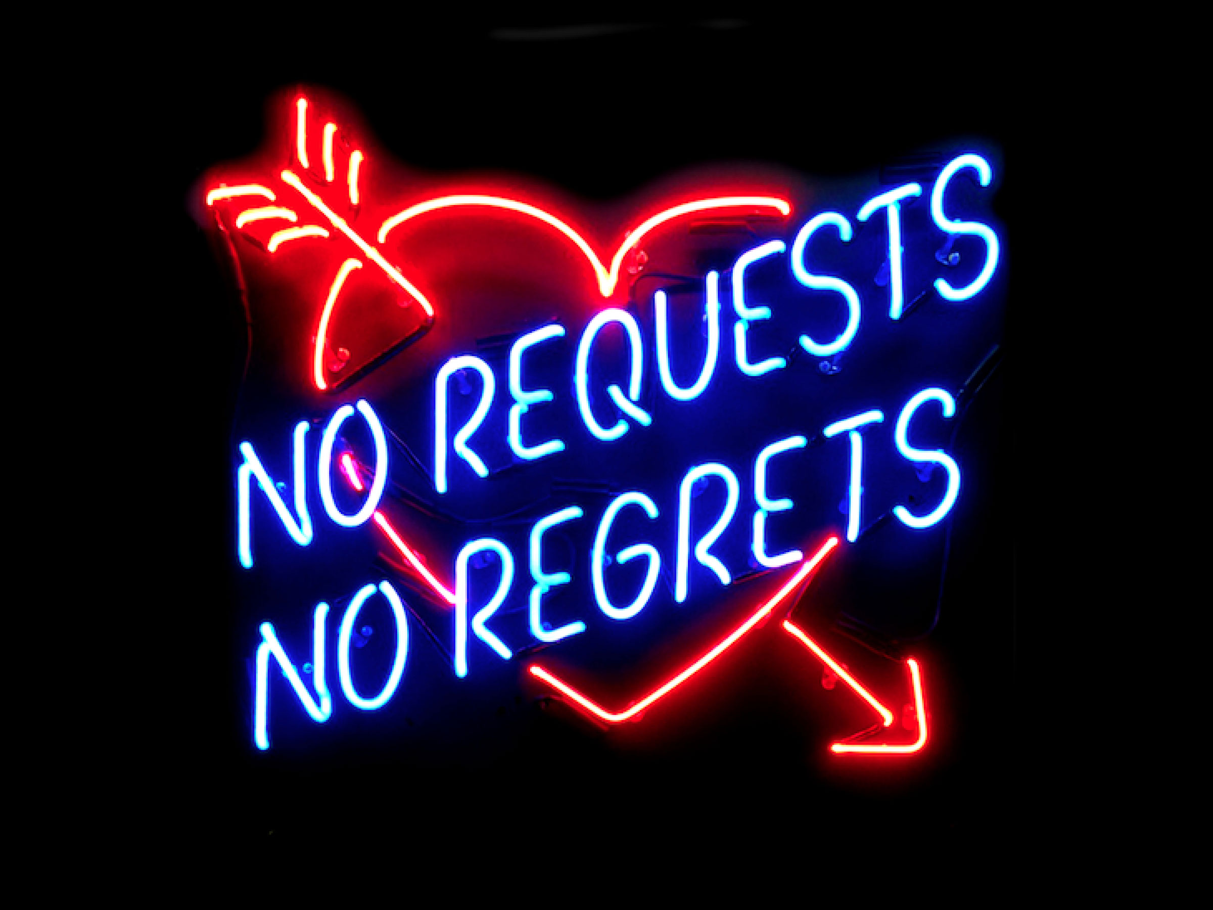 No Requests, No Regrets